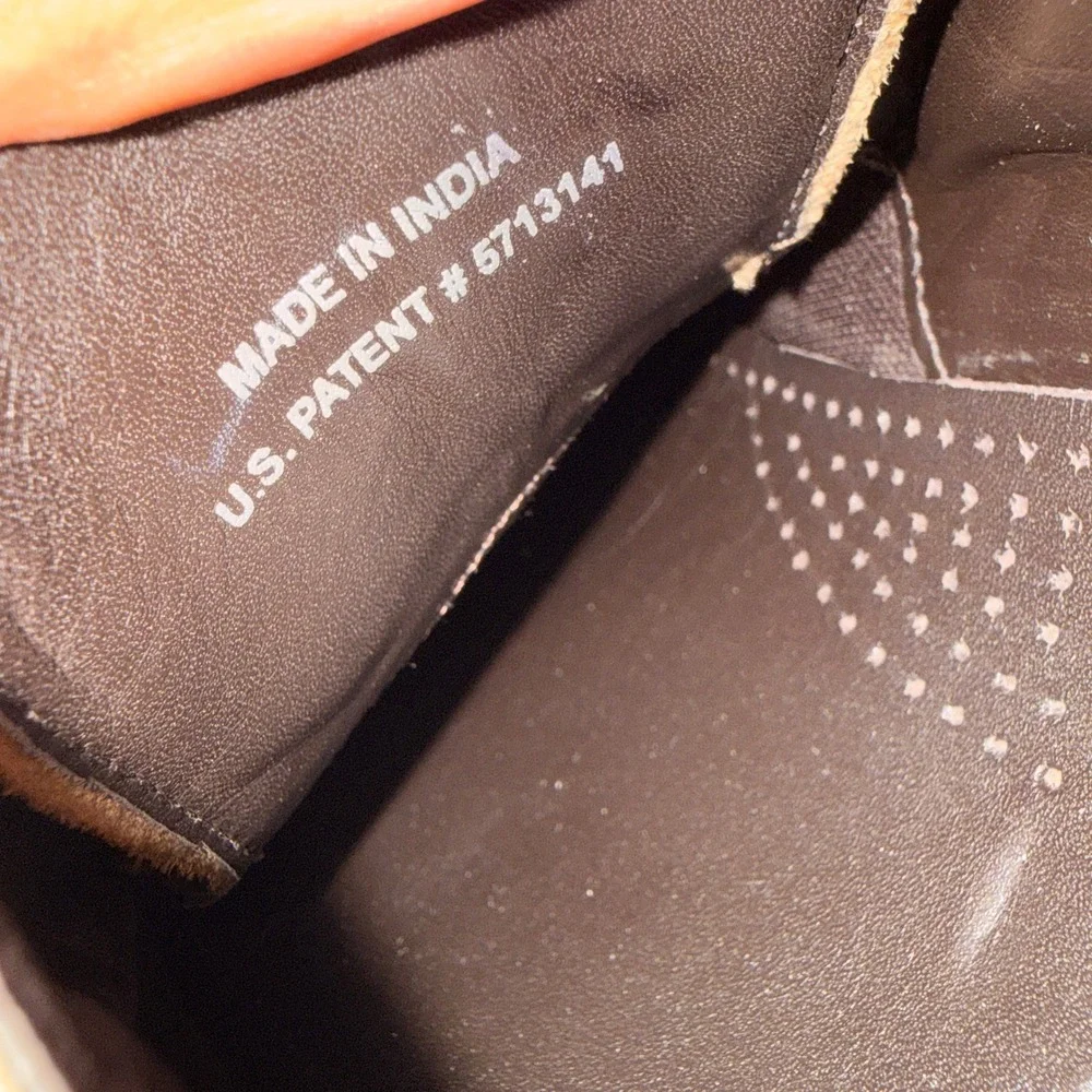 Cole Haan Derby Shoes Mens 8.5 Pre-Owned Dress Shoes Tan Leather Lace Up C11434